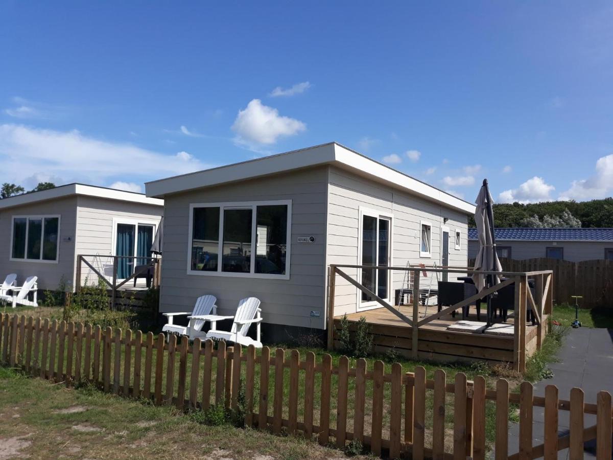 Camping De Duinhoeve Chalet Schelp Not For Companies Nieuw-Haamstede Esterno foto